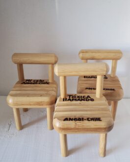 Porta celular silla con dedicatoria