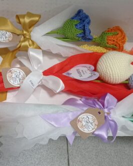 Ramos de rosas y tulipán