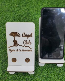 Porta celular mdf corte y grabado laser personalizados frases entretenidas