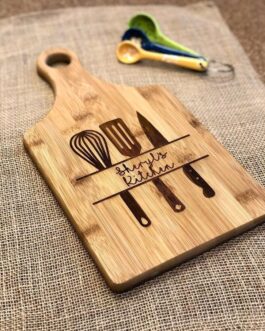 Tabla de picar con frase