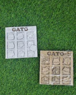 Juego gato de madera