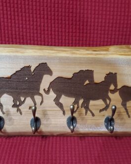 Colgador llaves caballos