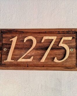 Letrero numeros o nombre calle