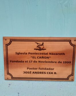 Letrero personalizado