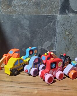 Autos madera chicos