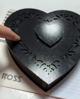 Caja corazón mdf