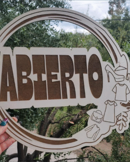 Letrero abierto