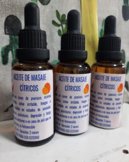 Aceites masajes cítricos