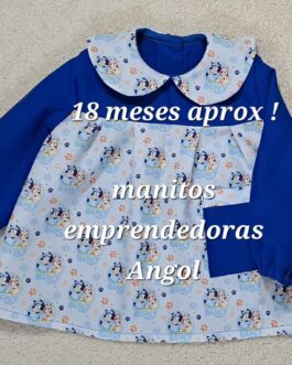 Delantal párvulos talla 18 meses