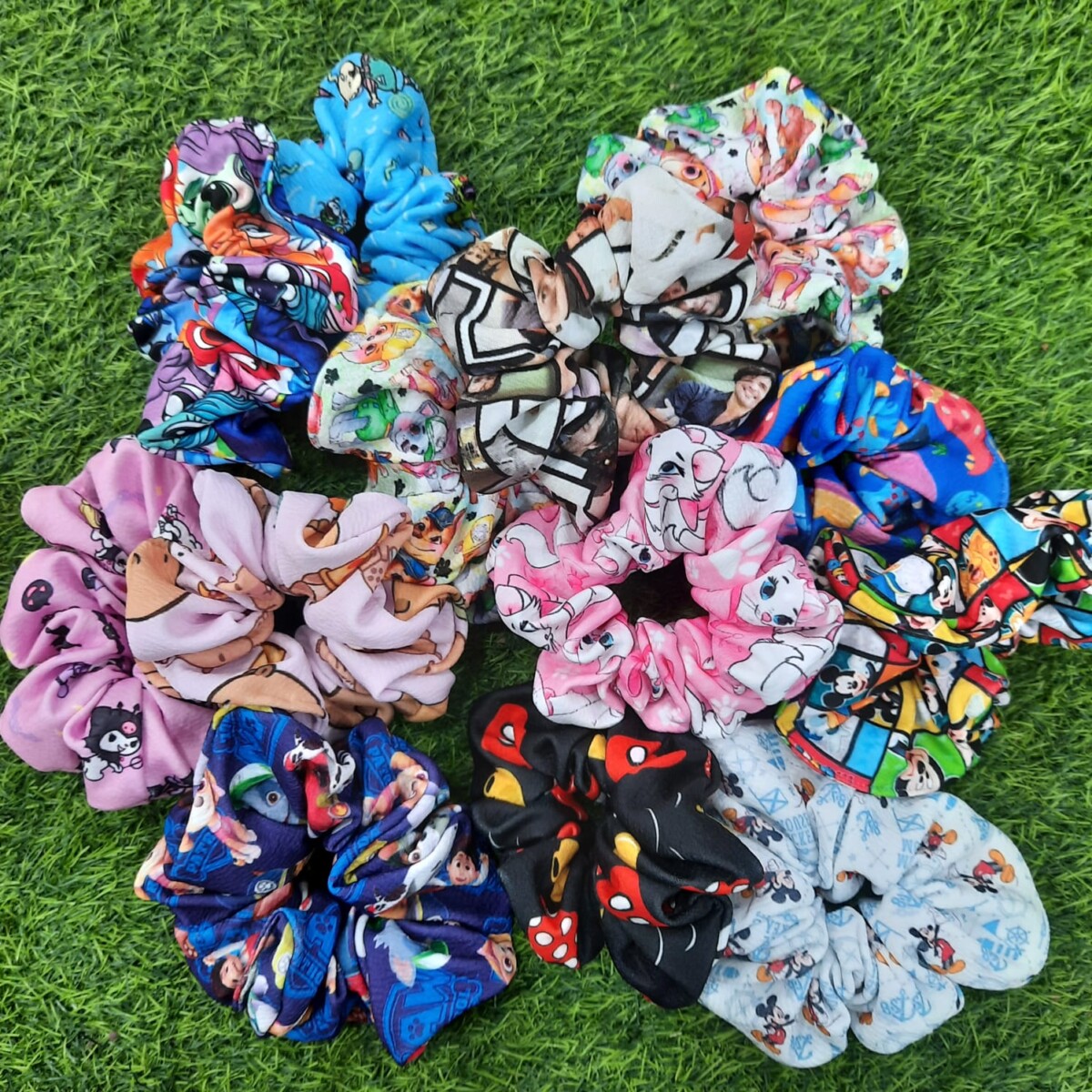 Scrunchies estampados