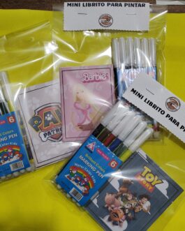 Set mini librito más lápices