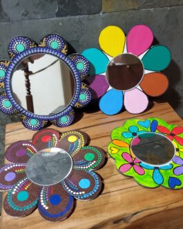 Espejos pared pintados