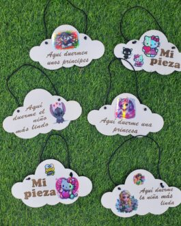 Letrero mi pieza color