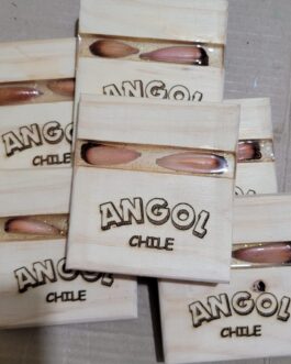 Mini tablas picoteo o posavasos con pedestal