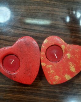 PORTA VELA CORAZON CEMENTO